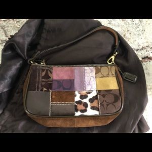 Authentic Coach Patchwork beautiful brown tones!